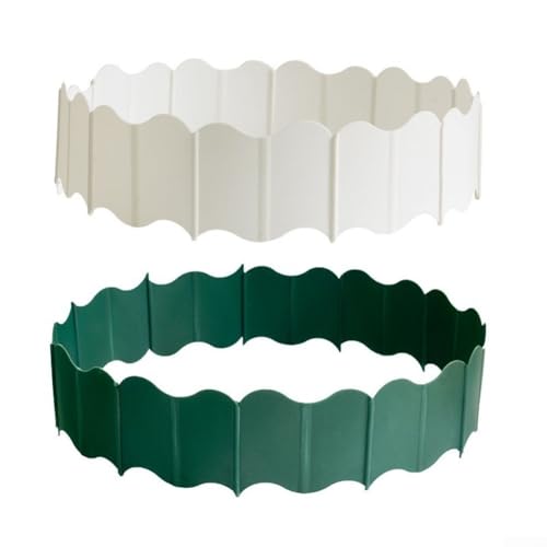 20er Set Beeteinfassung für eine effektive Landschaftsdefinition und Gestaltung (weiß) von HOHOVYVY