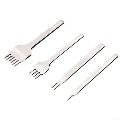 4 Stück Stanzwerkzeuge Zum Nähen DIY Leder -Herstellung Werkzeug (3mm) von HOHOVYVY