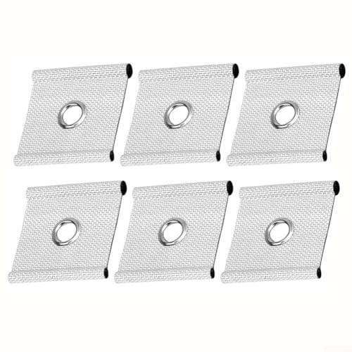 6 Teile Windschutzhaken Windschutzhaken Geeignet Für Rohrlöcher (white) von HOHOVYVY