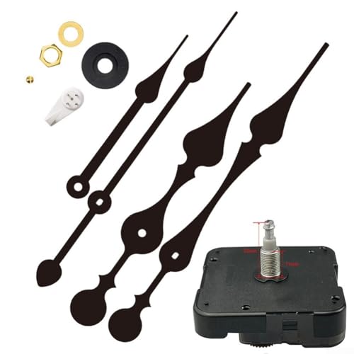 Anspruchsvolles Uhrwerk mit starkem Drehmoment und handgefertigtem Metallzeiger-Design (schwarz - 23 mm) von HOHOVYVY