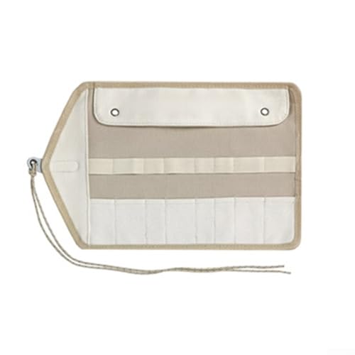 Bestecktasche aus Segeltuch mit mehreren Fächern für Gabeln, Löffel und Essstäbchen, ideal für Outdoor-Abenteuer (Mehrpersonen) von HOHOVYVY