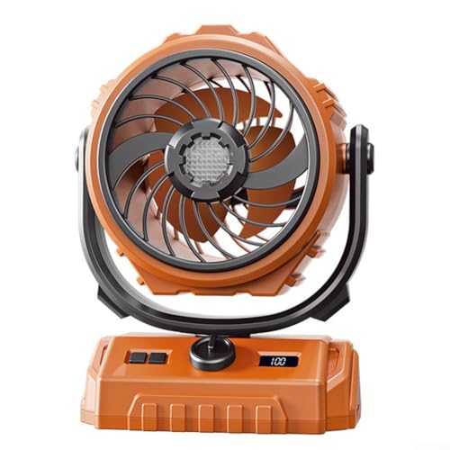 Campsite Essential Kompakte wiederaufladbare Kühllösung, die mühelos Luftstrom mit Beleuchtung kombiniert, Orange Campsite Essential Kompakte wiederaufladbare Kühllösung, die mühelos Luftstrom mit Beleuchtung kombiniert, Orange von HOHOVYVY