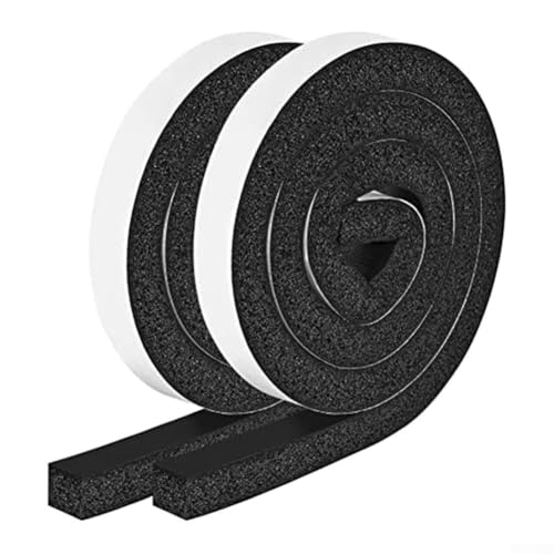 Effektiver Fenstertürdichtungsstreifen verhindert das Eindringen von Lärm, Staub und Luftzug (schwarz) von HOHOVYVY