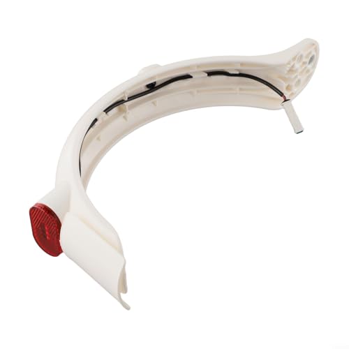 Effizientes Schutzblech hinten mit LED-Rücklicht für Xiaomi Pro Pro2 Elektroroller, ideale Sicherheitsfunktion (weiß) von HOHOVYVY