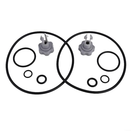 Ersatz-Dichtungsset für Filterpumpen mit Durchfluss unter 1500 Gallonen/Stunde, passend für Intex 58604 56638 Modelle, inklusive mehreren Luftablassventilen und O-Ringen für zuverlässigen Betrieb Ersatz-Dichtungsset für Filterpumpen mit Durchfluss unter 1500 Gallonen/Stunde, passend für Intex 58604 56638 Modelle, inklusive mehreren Luftablassventilen und O-Ringen für zuverlässigen Betrieb von HOHOVYVY