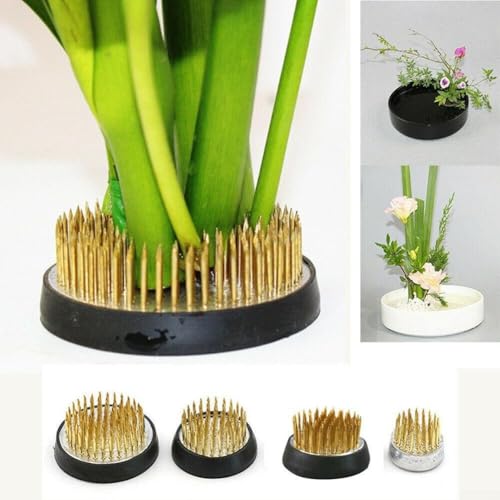 For Ikebana Kenzan Flower Base Holder, Spiky Frog Arranging Tool, Small Size (46mm) von HOHOVYVY