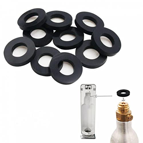 HOHOVYVY 10 Stück Gummi O Ring Kits, O-Ringe Ersatzdichtung Zylinder Austausch Carbonator Dichtungen für Sodastream Co2 Flasche Soda Club Blue Home Düse Reparatur Dichtring von HOHOVYVY