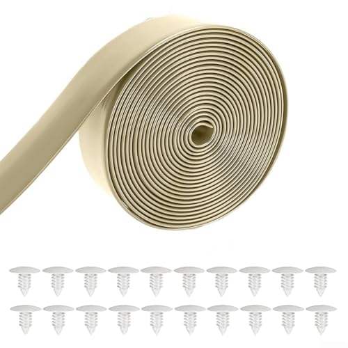 HOHOVYVY 20ft PVC Ersatzgurte für Gartenmöbel Liegestuhl Pool Strandliege mit Befestigungsnieten(Wood) von HOHOVYVY
