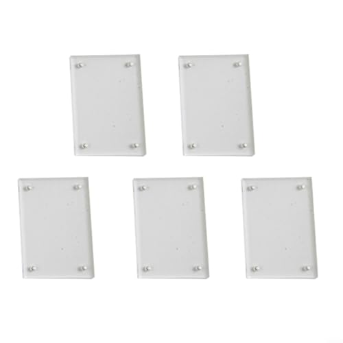 HOHOVYVY 5 Stück Acryl Magnetische Bilderrahmen, 6×9cm Transparent Kleine Rahmenloser Doppelseitiger Acryl Bilderrahmen Bildanzeige(4 * 6cm) von HOHOVYVY