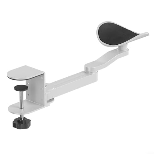 HOHOVYVY Armauflage Schreibtisch,Desktop-Halterung Computer-Schreibtisch-Ellenbogenstütze Verlängerungshalterung(white) von HOHOVYVY