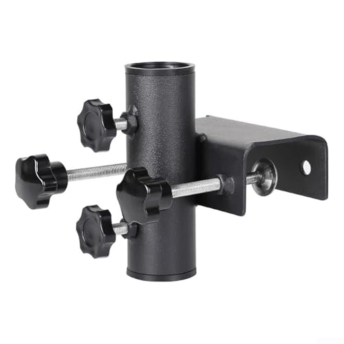 HOHOVYVY Balkon Sonnenschirmhalterung Klammer Gartenzaun Halterung Ständer Für Schirmstange 23-38mm Mit Befestigungsbereich 20-63mm von HOHOVYVY