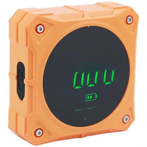 HOHOVYVY Digitaler Neigungsmesser Mit Vierseitigem Magnet LCD Anzeige 0-180° Winkelmessgerät Relativ- Und Absolutmessung(Orange DL52YJ) von HOHOVYVY