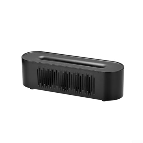 HOHOVYVY Flammen-Design Luftbefeuchter Mit LED Nachtlicht USB Aroma Diffuser 260Ml Raumbefeuchter Mit 3 Timer(Black) von HOHOVYVY