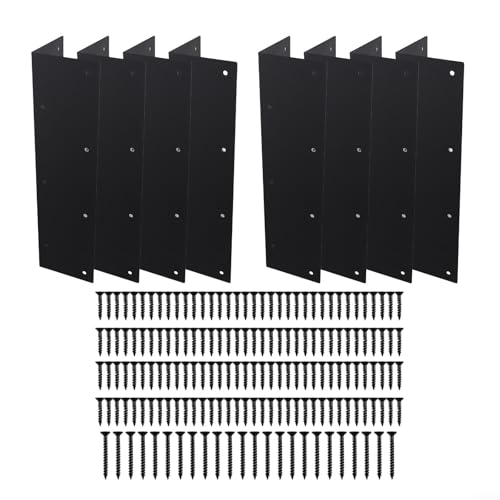 HOHOVYVY Hochbeet Eckverbinder Aus Metall Mit Schrauben Für 20-24 Zoll Beete Rostbeständige Stahlwinkel Für Gartenbeet(8 pieces) von HOHOVYVY