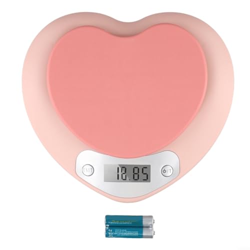 HOHOVYVY Küchenwaage Digital,Elektronische Küchenwaage 5Kg Präzise Genau Rosa Herzförmiges LCD-Display Digitale Waage Für Küche HOHOVYVY Küchenwaage Digital,Elektronische Küchenwaage 5Kg Präzise Genau Rosa Herzförmiges LCD-Display Digitale Waage Für Küche von HOHOVYVY