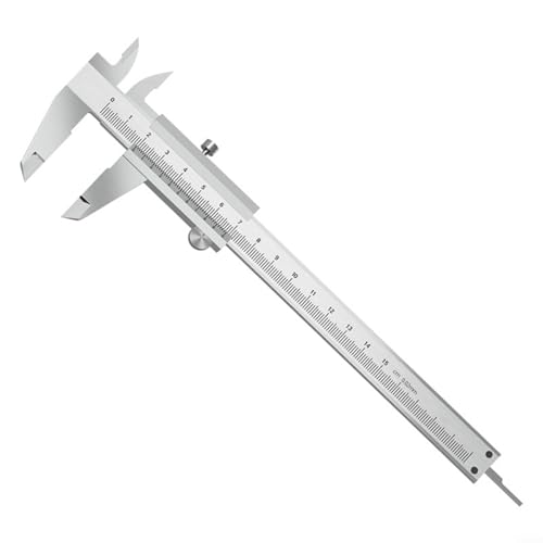 HOHOVYVY Messschieber Analog,Messschieber Edelstahl Schieblehre 150mm/200mm/300mm Mechanisch Präzisionsmessgerät Mit Aufbewahrungsbox Für Schmuck(150mm) von HOHOVYVY