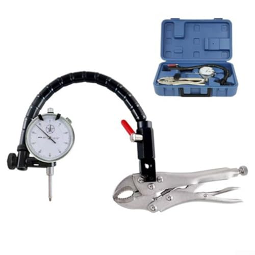 HOHOVYVY Präzisions Messgerät für Bremsscheiben Rundlauf mit Magnethalter und Messuhr 0.01mm(0 to 10) von HOHOVYVY