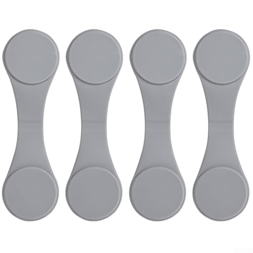 HOHOVYVY Selbstklebende Duschvorhang Halterung Mit Magnet Silikon Wandbefestigung Ohne Bohren Badezimmer(Gray) von HOHOVYVY