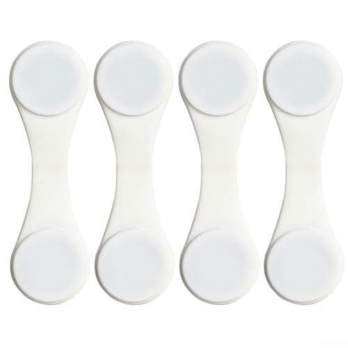 HOHOVYVY Selbstklebende Duschvorhang Halterung Mit Magnet Silikon Wandbefestigung Ohne Bohren Badezimmer(White) von HOHOVYVY