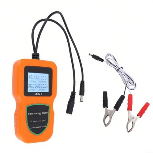 HOHOVYVY Solar Messgerät-Tester Solarpanel-Tester-Multimeter Mit LCD-Anzeige Echtzeit-Strom Und Spannung Automatische Tests(200W) von HOHOVYVY