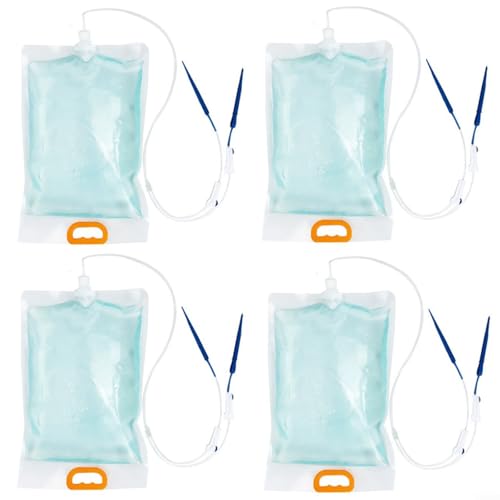 HOHOVYVY Tropfbewässerung Pflanzen Bewässerung 3.5L Automatische Tropf Bewässerung Taschen Pflanzen Bewässerung Gerät Einstellbare Fluss 4Pcs(A) von HOHOVYVY
