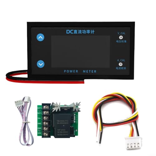 HOHOVYVY Voltmeter 4-stelliges DC-Leistungsmessgerät Voltmeterkopf Einstellbare Kalibrierung Elektronisches Amperemeter(Package of B) von HOHOVYVY
