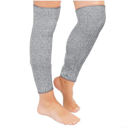 HPPE Level 5 schnittfeste Gamaschen für Klettern und Gartenarbeit bieten Schnittschutz mit ergonomischer Passform für Komfort bei längerem Gebrauch (G) von HOHOVYVY