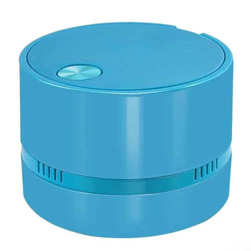 Kompakter Desktop-Staubsauger zur einfachen Handhabung von Staub und Schmutz zu Hause oder im Büro (blau) von HOHOVYVY