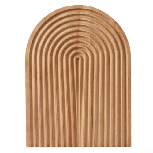 Küchendekorbrett Dekoratives Holztablett Mehrzweck Schneidebrett (Oval) von HOHOVYVY