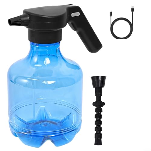 Leichte elektrische Gießkanne mit USB-Ladegerät und 0 8 Gallonen Kapazität für einfache Pflanze (blau) von HOHOVYVY