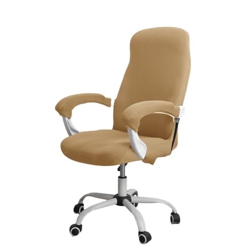 Office -Computerstuhlabdeckung Sessel Zurück -Abdeckung Passt Perfekt Kompletter Schutz (Camel) von HOHOVYVY