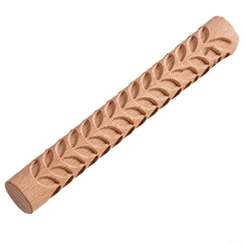 Pottery Design Tool Holz-Handroller aus massiver Buche für dauerhaften Gebrauch (Blatt) von HOHOVYVY