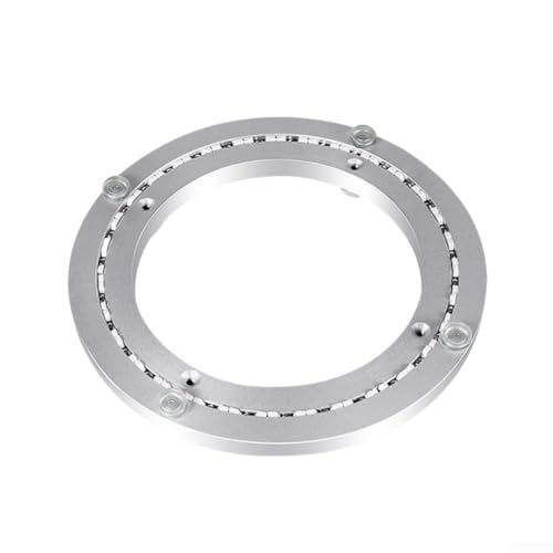 Rotierendes Lager Faule Susan -Basis Aluminiumlegierung DIY -freundlich (8in) von HOHOVYVY