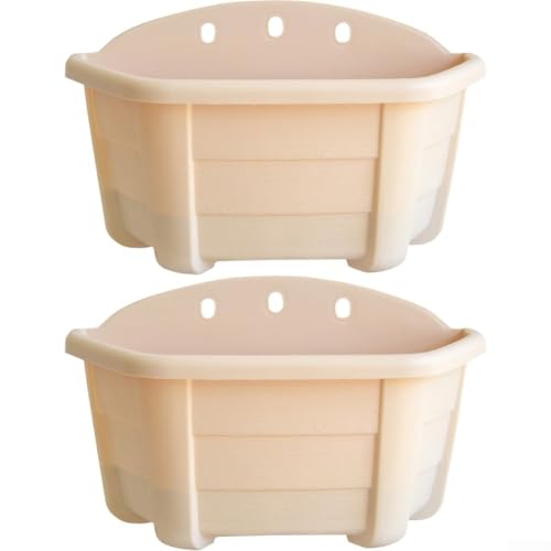 Selbstbewässernde Blumentöpfe zur Wandmontage, stilvolle Pflanzgefäße aus Kunstharz, perfekt für Haus oder Garten (Meter, weiß) von HOHOVYVY