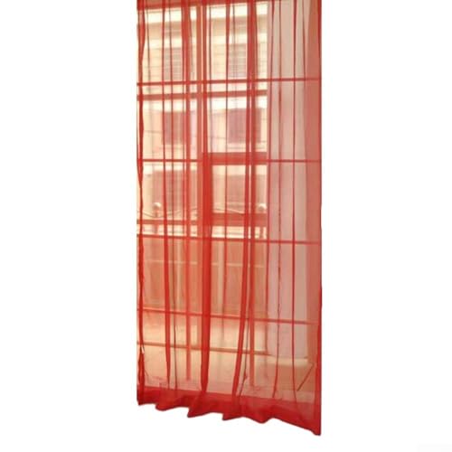 Sheer Voile Curtain 1 * 2m*1m(L*W)/78.7''x39.4'' Divider Drape Panel Scarf von HOHOVYVY