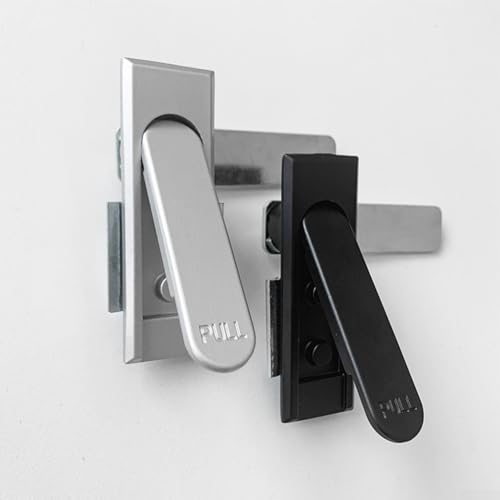 Sichern Sie Ihre Schränke mit einem Türschloss-Set aus Zinklegierung, benutzerfreundlicher Installationsprozess (schwarz) von HOHOVYVY