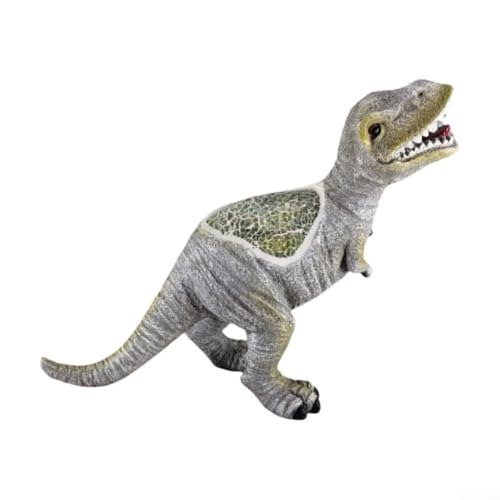 Solarbetriebene Dinosaurier-Gartenstatue, Licht für den Außenbereich, Rasen, Hof, Terrasse, Terrasse, Dekoration, mit wetterbeständigem Harz und LED-Beleuchtung von HOHOVYVY