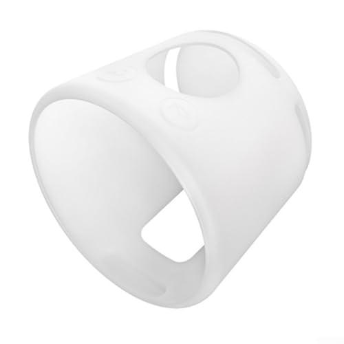 Stilvolle Silikonhülle für Alarmo Sound Clock schützt vor Staub und Kratzern bei gleichzeitiger Beibehaltung der Funktionalität (weiß) von HOHOVYVY