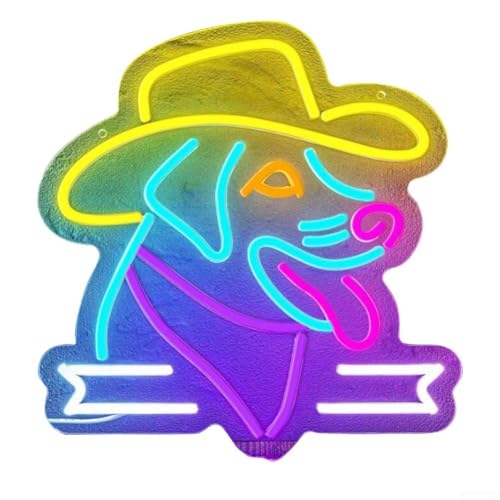 Vibrant for Pink Cowboyhut Neon Light Eye Catching Decorative Element for Any Celebration Space von HOHOVYVY