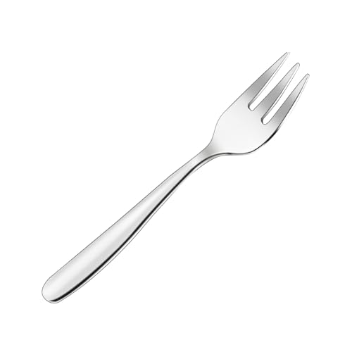 Kuchengabeln, 6 Stück, Dessertgabeln, Edelstahl, 14 cm, Poliert von Hafeehoo