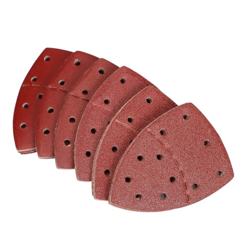 HOHXEN 60pcs Mouse Sanding Sheets Sander Paper Hook and Loop Assorted 40/60/80/120/180/240 Grit Grades for Bosch Multi-Sander PSM 100A, PSM 200 AES, and All Oscillating Multi-Tool HOHXEN 60pcs Mouse Sanding Sheets Sander Paper Hook and Loop Assorted 40/60/80/120/180/240 Grit Grades for Bosch Multi-Sander PSM 100A, PSM 200 AES, and All Oscillating Multi-Tool von HOHXEN