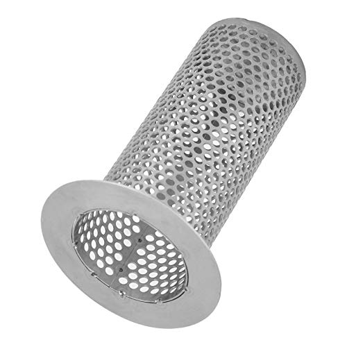 HOHXFYP Sieb f¨¹r K¨¹chensp¨¹le, Bodenablauffilter Aus Edelstahl, K¨¹chenzubeh?r f¨¹r Badezimmer, K¨¹che und Toilette(4.2cm 6.5cm-Silber) von HOHXFYP