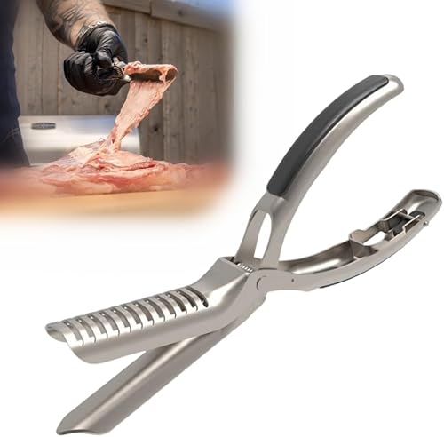 Edelstahl-Werkzeugkit zum Entfernen der Rippenmembran, das Beste Rippenvorbereitungswerkzeug für Barbecue-Enthusiasten, ergonomisches Design für einfache Extraktion. (1PCS) von HOIDOKLY