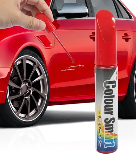 HOIDOKLY Car Scratch Remover Pen, Auto Lack Reparatur Auto Kratzer Reparatur Stift, Auto Lackstift, Auto Reparatur Lack Auto Pinsel, Kratzer-Reparaturstift für Auto/Motorrad/Boot (1, Rot) von HOIDOKLY