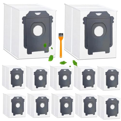 Hoidokly 12 Stück Staubsaugerbeutel für iRobot Roomba Beutel, Ersatzteile für iRobot Roomba i7 i7Plus i3 i4 i6 i8 s9 E5 E6 E7 Series Automatische Schmutzentsorgungsbeutel, Dunkelgrau Hoidokly 12 Stück Staubsaugerbeutel für iRobot Roomba Beutel, Ersatzteile für iRobot Roomba i7 i7Plus i3 i4 i6 i8 s9 E5 E6 E7 Series Automatische Schmutzentsorgungsbeutel, Dunkelgrau von HOIDOKLY