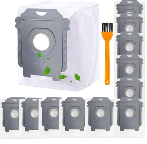 Hoidokly 12 Stück Staubsaugerbeutel für iRobot Roomba Beutel, Ersatzteile für iRobot Roomba i7 i7Plus i3 i4 i6 i8 s9 E5 E6 E7 Series Automatische Schmutzentsorgungsbeutel, Grau Hoidokly 12 Stück Staubsaugerbeutel für iRobot Roomba Beutel, Ersatzteile für iRobot Roomba i7 i7Plus i3 i4 i6 i8 s9 E5 E6 E7 Series Automatische Schmutzentsorgungsbeutel, Grau von HOIDOKLY