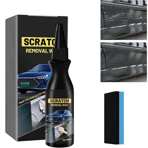 Schneller Kratzerentferner für Autos, 2025 Tiefen Kratzer Reparatur Creme, Auto Kratzerentferner Paste mit Anti-Kratzer Schutz, Entfernt Kratzer Effektiv und Schnell (1Stücke) von HOIDOKLY