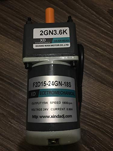 15 W DC-Getriebemotor Getriebemotor energetisch DC24 V Getriebemotor 2D15GN-24 24 V - (Geschwindigkeit (RPM): 12 V 30 U/min von HOIIPAAAA