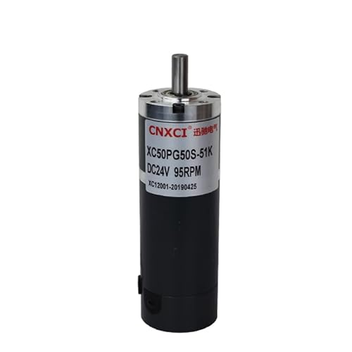 50PG50S DC Planetengetriebe Reduktionsmotor 70W DC12V 24V High Torque Low Speed Speed Regulation Variable Speed - (Speed (RPM):350RPM/Voltage(V):24V) (95RPM 12V) von HOIIPAAAA