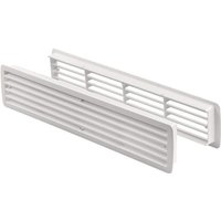 Badezimmerlüftung 9020 CW Länge 457 mm Breite 92 mm Kunststoff creme weiß Ecken abgerundet Badezimmerlüftung 9020 CW Länge 457 mm Breite 92 mm Kunststoff creme weiß Ecken abgerundet von HOJU